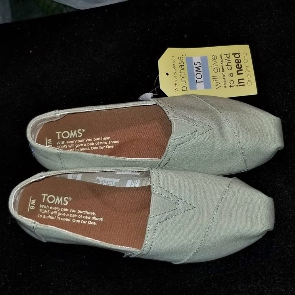 Mint Green TOMS